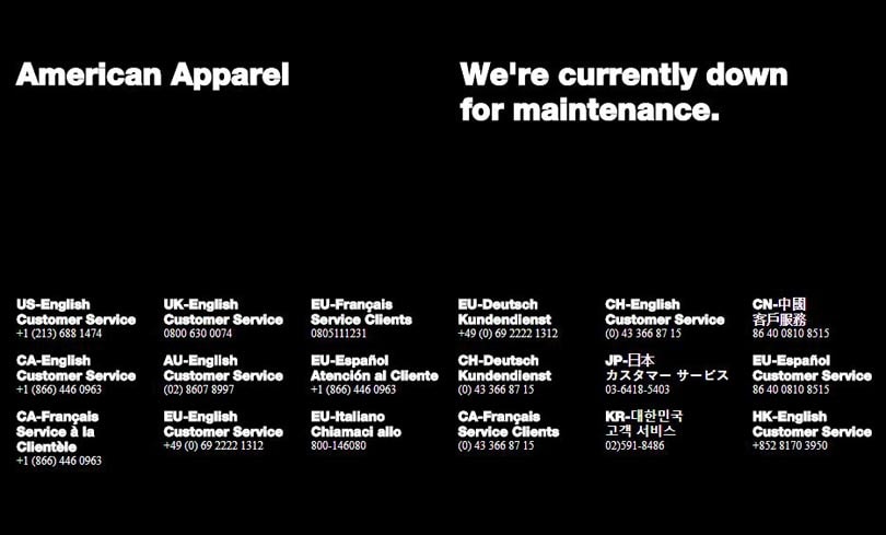 American Apparel startet Website neu - und ein interessantes soziales Experiment American Apparel startet Website neu - und ein interessantes soziales Experiment