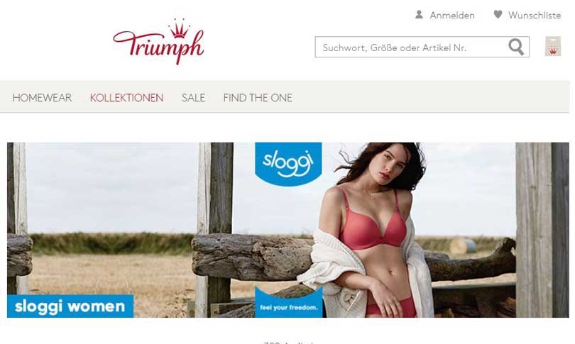 Sloggi startet eigenen Webshop Sloggi startet eigenen Webshop