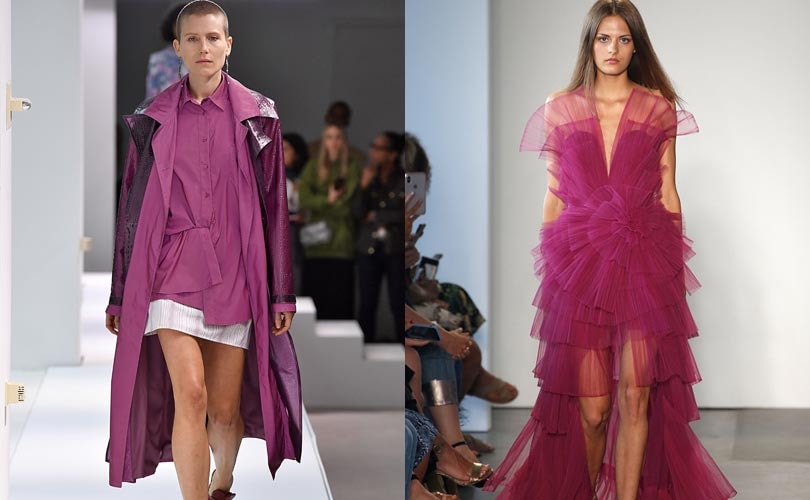 Gespottet: Pantones Modefarben für F/S 2019 auf der New York Fashion Week Gespottet: Pantones Modefarben für F/S 2019 auf der New York Fashion Week