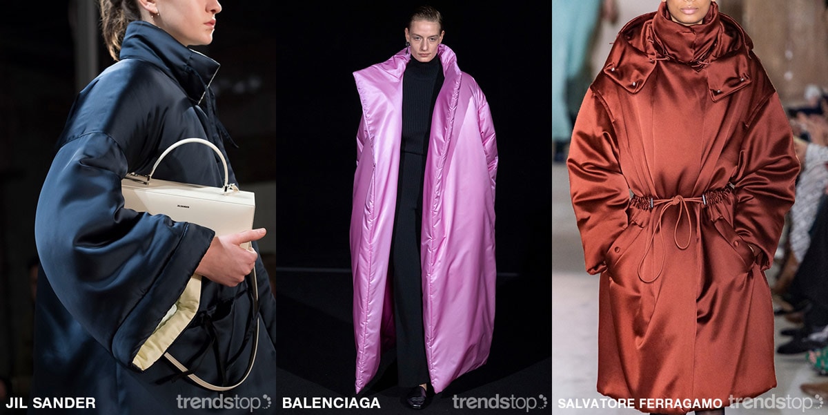 Schlüsselmaterialrichtungen der Damenmode Herbst/Winter 2019-20 Schlüsselmaterialrichtungen der Damenmode Herbst/Winter 2019-20