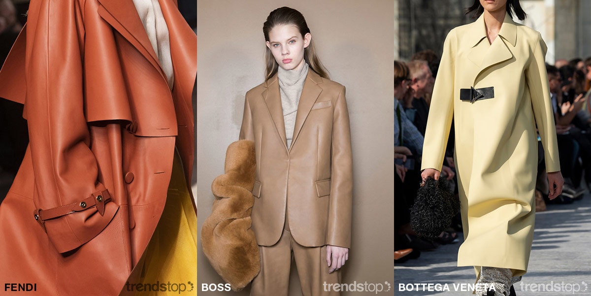 Schlüsselmaterialrichtungen der Damenmode Herbst/Winter 2019-20 Schlüsselmaterialrichtungen der Damenmode Herbst/Winter 2019-20