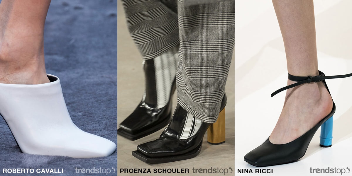 Schlüssel-Catwalk-Richtungen der Damenschuhmode Herbst/Winter 2019-20 Schlüssel-Catwalk-Richtungen der Damenschuhmode Herbst/Winter 2019-20