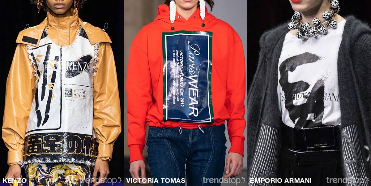 Schlüssel-Catwalk-Printrichtungen der Damenmode Herbst/Winter 2019-20 Schlüssel-Catwalk-Printrichtungen der Damenmode Herbst/Winter 2019-20