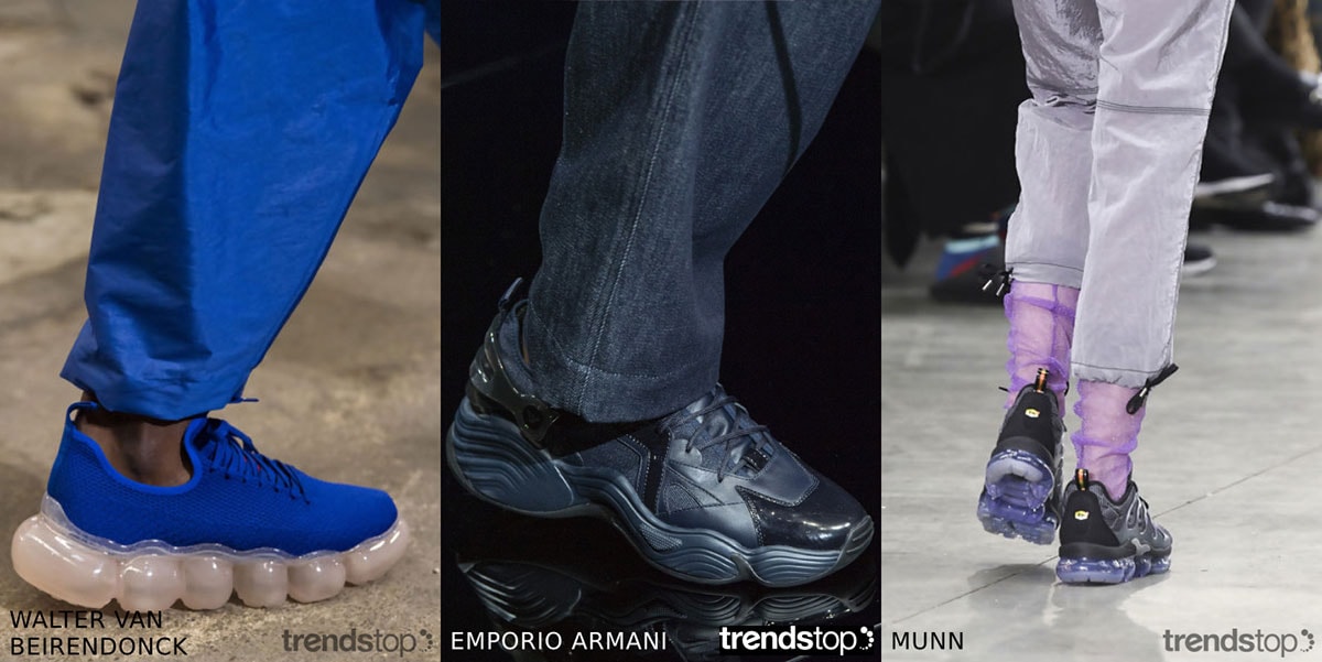 Schlüssel-Catwalk-Trends der Herrenschuhmode Frühjahr/Sommer 2020 Schlüssel-Catwalk-Trends der Herrenschuhmode Frühjahr/Sommer 2020