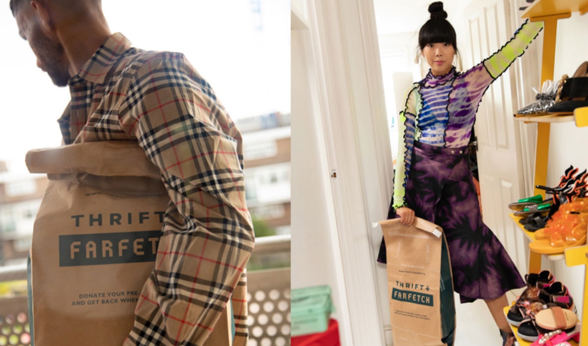 Farfetch kooperiert mit Second Hand-Plattform Thrift+ Farfetch kooperiert mit Second Hand-Plattform Thrift+