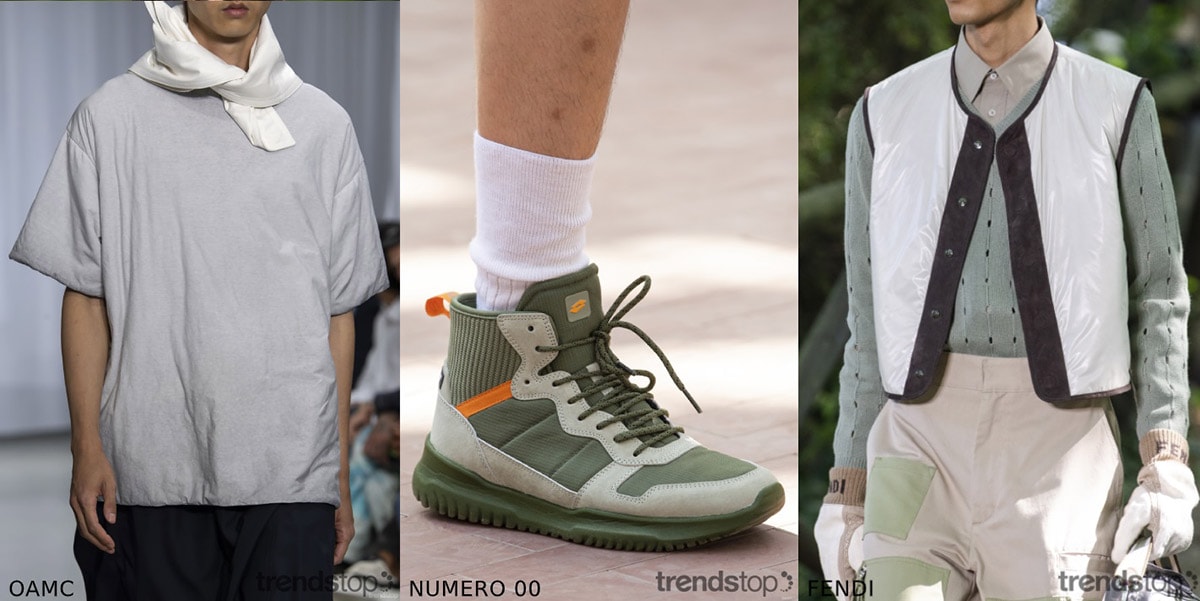 Schlüssel-Materialtrends der Laufstege: Männermode Frühjahr/Sommer 2020 Schlüssel-Materialtrends der Laufstege: Männermode Frühjahr/Sommer 2020