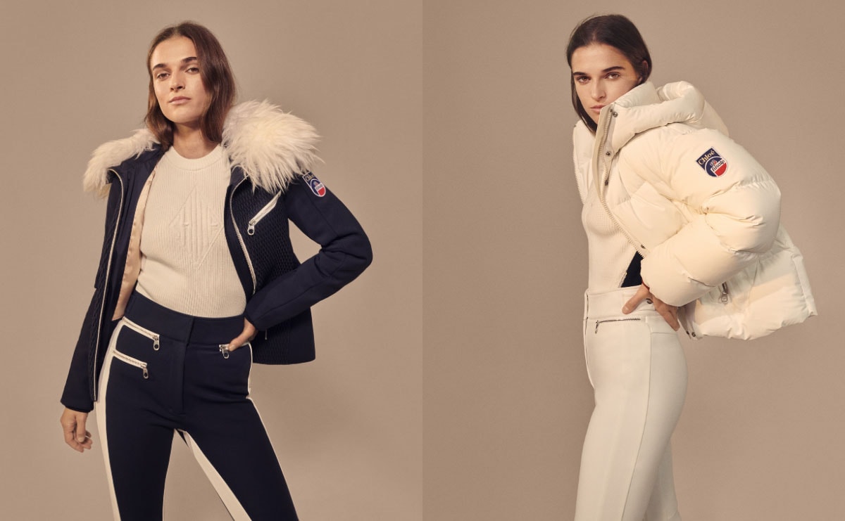 Chloé und Fusalp gehen auf die Skipiste Chloé und Fusalp gehen auf die Skipiste